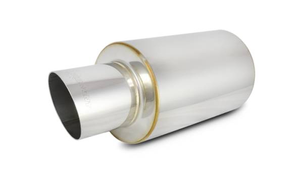 Vibrant Performance - Vibrant Performance TPV Universal Mufflers, 4" Round Angle Cut Tip (3" inlet - 17" long) - 1061