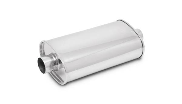 Vibrant Performance - Vibrant Performance STREETPOWER Oval Muffler, 2.25" inlet/outlet (Center-Center) - 1101