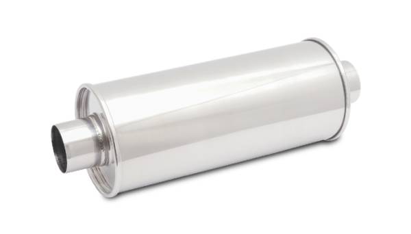 Vibrant Performance - Vibrant Performance STREETPOWER Round Muffler, 2.5" inlet/outlet (Center-Center) - 1118