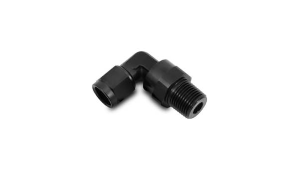 Vibrant Performance - Vibrant Performance -6AN Female to 1/4"NPT Male Swivel 90 Degree Adapter Fitting - 11384
