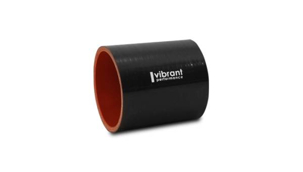 Vibrant Performance - Vibrant Performance Straight Hose Coupler, 4.25" I.D. x 3.00" Long - Gloss Black - 19819