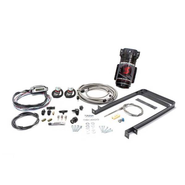 Snow Performance - Snow Performance Diesel Stage 3 Boost CoolerWater-Methanol Injection Kit Dodge 5.9L Cummins (Stainless Steel Braided Line 4AN Fittings). - SNO-500-BRD-T