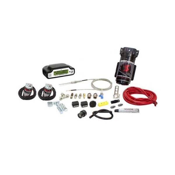 Snow Performance - Snow Performance Diesel Stage 3 Boost CoolerWater-Methanol Injection Kit Dodge 6.7L Cummins (Red High Temp Nylon Tubing Quick-Connect Fittings). - SNO-510-T