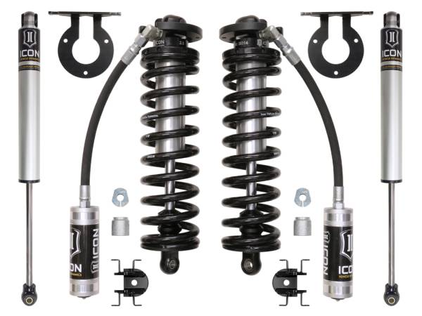 ICON Vehicle Dynamics - ICON Vehicle Dynamics 2005-2016 FORD F-250/F-350 2.5-3" LIFT STAGE 1 COILOVER CONVERSION SYSTEM - K63101