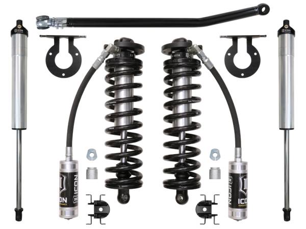 ICON Vehicle Dynamics - ICON Vehicle Dynamics 2005-2013 FORD F-250/F-350 2.5-3" LIFT STAGE 2 COILOVER CONVERSION SYSTEM - K63102