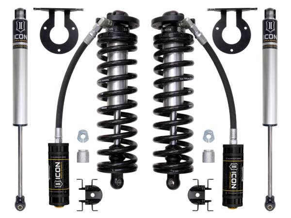 ICON Vehicle Dynamics - ICON Vehicle Dynamics 2017-2023 FORD F-250/F-350 2.5-3" LIFT STAGE 1 COILOVER CONVERSION SYSTEM - K63141