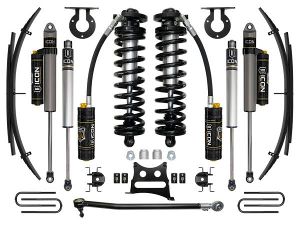 ICON Vehicle Dynamics - ICON Vehicle Dynamics 17-22 FORD F250/F350 2.5-3" STAGE 4 COILOVER CONVERSION SYSTEM W EXPANSION PACK - K63144L