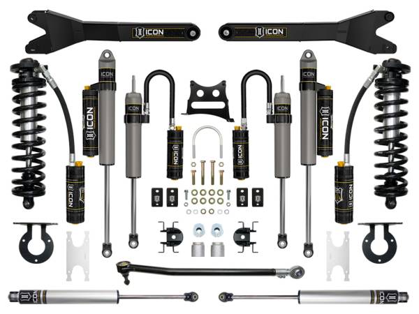ICON Vehicle Dynamics - ICON Vehicle Dynamics 2017-2022 FORD F-250/F-350 SUPER DUTY 2.5-3" LIFT STAGE 6 COILOVER CONVERSION SYSTEM - K63146