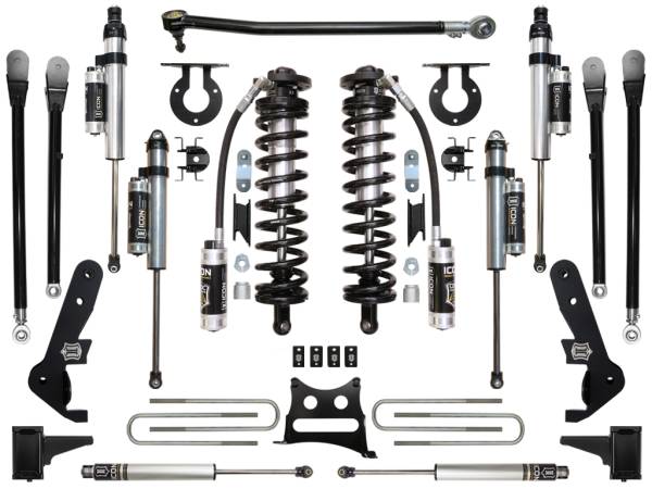 ICON Vehicle Dynamics - ICON Vehicle Dynamics 2017-2022 FORD F-250/F-350 4-5.5" LIFT STAGE 6 COILOVER CONVERSION SYSTEM - K63156