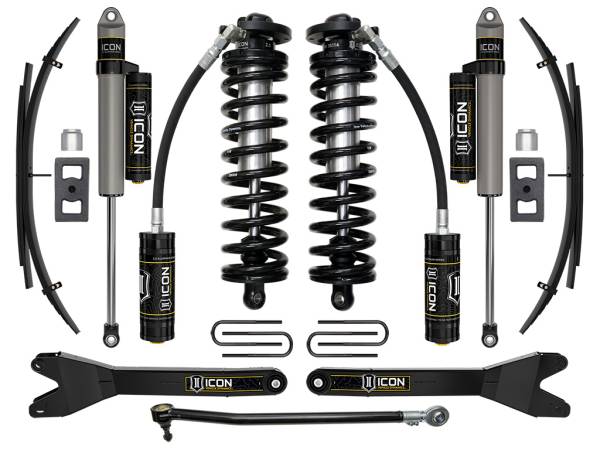 ICON Vehicle Dynamics - ICON Vehicle Dynamics 23 FORD F250/F350 2.5-3" STAGE 3 CO CNV SYSTEM W/ RADIUS ARMS/EXPANSION PACK - K63163RL