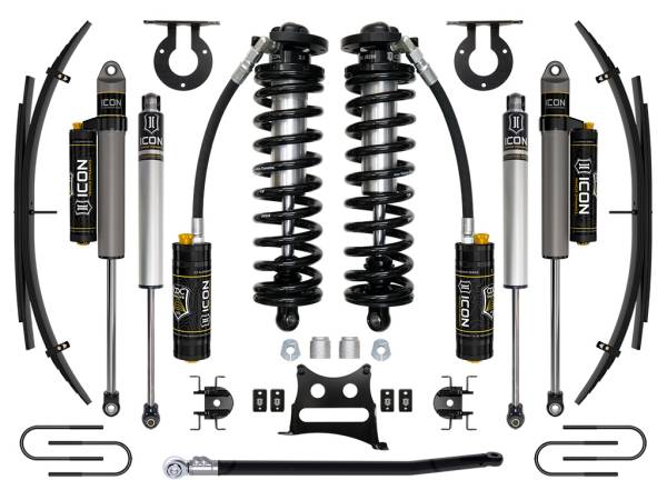 ICON Vehicle Dynamics - ICON Vehicle Dynamics 08-10 FORD F250/F350 2.5-3" STAGE 4 COILOVER CONVERSION SYSTEM W EXPANSION PACK - K63184