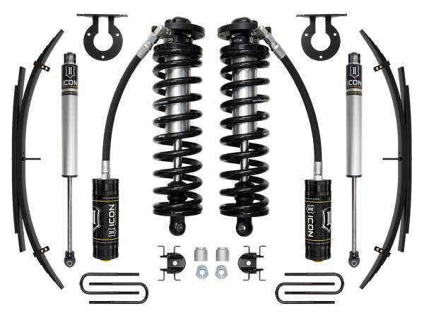 ICON Vehicle Dynamics - ICON Vehicle Dynamics 11-16 FORD F250/F350 2.5-3" STAGE 1 COILOVER CONVERSION SYSTEM W EXPANSION PACK - K63191