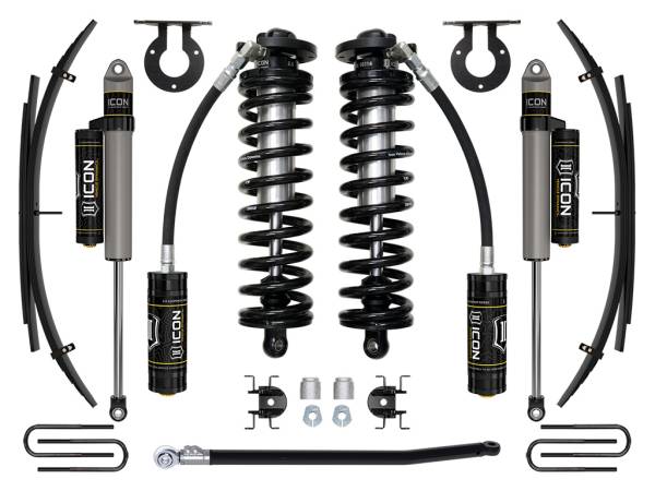ICON Vehicle Dynamics - ICON Vehicle Dynamics 11-16 FORD F250/F350 2.5-3" STAGE 3 COILOVER CONVERSION SYSTEM W EXPANSION PACK - K63193