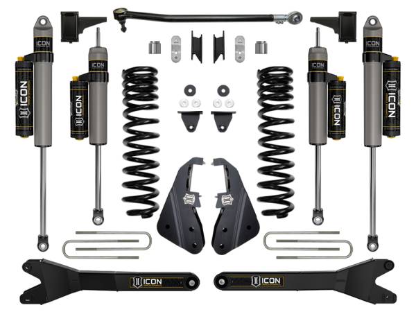 ICON Vehicle Dynamics - ICON Vehicle Dynamics 2020-2022 FORD F-250/F-350 SUPER DUTY 4.5" LIFT STAGE 4 SUSPENSION SYSTEM WITH RADIUS ARMS - K64524R