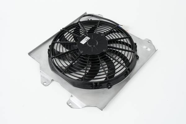 CSF Cooling - Racing & High Performance Division - CSF Cooling - Racing & High Performance Division Optional all-aluminum fan shroud with 12" high-performance SPAL Fan for the CSF Ultimate K-Swap Radiator (CSF #2850K) - 2858F