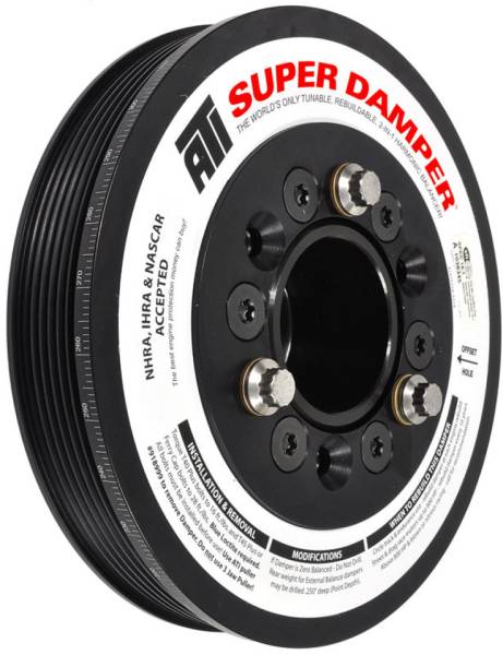 ATI - ATI Damper - 7.48in - Alum LW - 6/4 Grv - LSA - 09-15 Cadillac CTS-V (Excl SC Pulley) - ATI918854