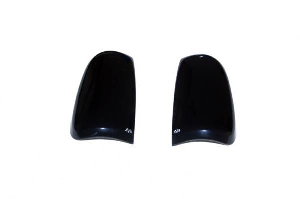 AVS - AVS 17-22 Ford F-250 / F-350 SuperCab & Super Crew Tail Shades Tail Light Covers - Smoke - 33635