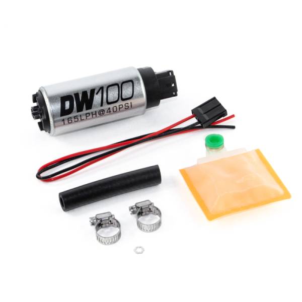 DeatschWerks - DeatschWerks 165 LPH In-Tank Fuel Pump w/ Universal Install Kit - 9-101-1000