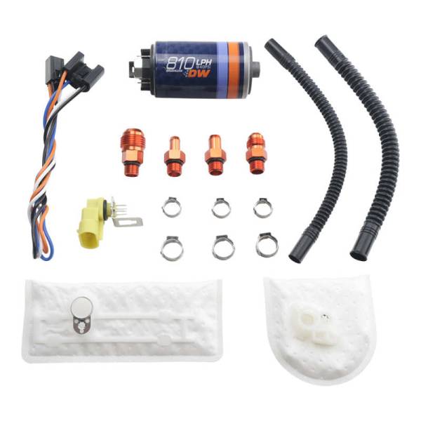 DeatschWerks - DeatschWerks DW810 Brushless Series 810lph In-Tank Brushless Fuel Pump w/ 9-1002 Install kit - 9-811-1002