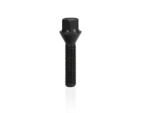 Eibach - Eibach Wheel Bolt M12 x 1.5 x 43mm x 17mm Hex Taper-Seat - Black Finish - S1-1-12-50-43-17-B