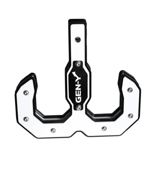 GEN-Y Hitch - GEN-Y Hitch Hulk 2.0 16K Tow Hook 2in Shank - Black/White - GH-0069-W