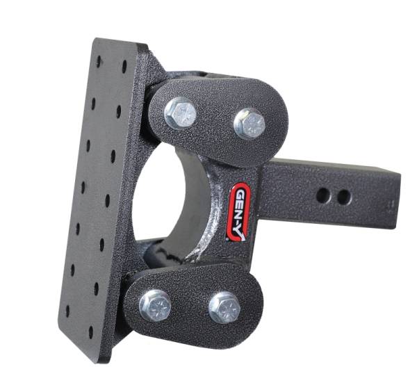 GEN-Y Hitch - GEN-Y Hitch The Boss Torsion-Flex Pintle Plate 2.5in Shank 5.5in Drop 1700lb TW 16K Hitch - GH-1101