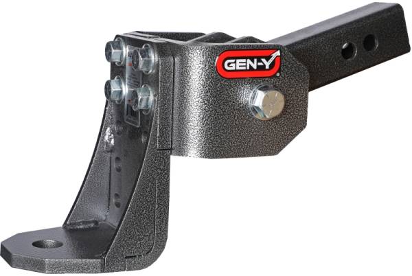 GEN-Y Hitch - GEN-Y Hitch Glyder Torsion-Flex 2in Shank 6in Drop 7K Hitch w/Ball Platform/1in Diameter Mounting Hole - GH-12005