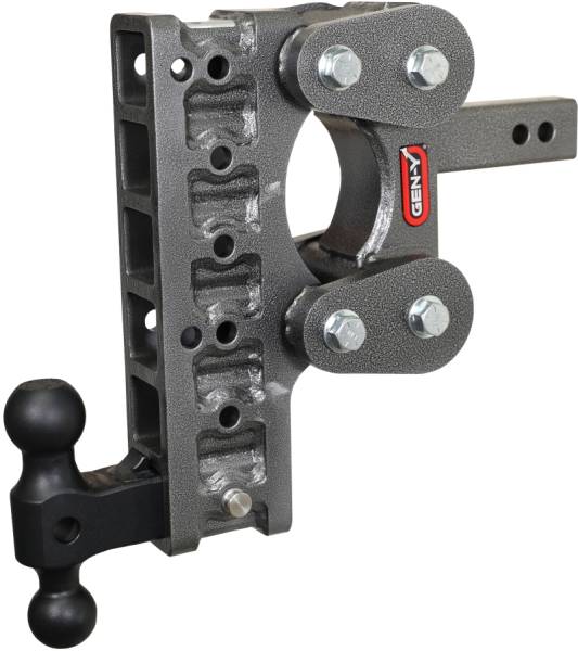 GEN-Y Hitch - GEN-Y Hitch The Boss Torsion-Flex 2in Shank 10in Drop 1700lb TW 16K Hitch w/GH-051 Dual-Ball - GH-1216