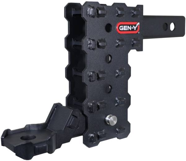 GEN-Y Hitch - GEN-Y Hitch Phantom-X 2in Hollow Shank 7in Drop 700lb TW 7K Hitch w/GH-13051X Platinum Ball Mount - GH-13054X