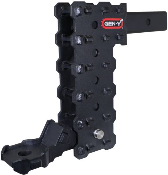 GEN-Y Hitch - GEN-Y Hitch Phantom-X 2in Hollow Shank 9.5in Drop 700lb TW 7K Hitch w/GH-13051X Platinum Ball Mount - GH-13055X