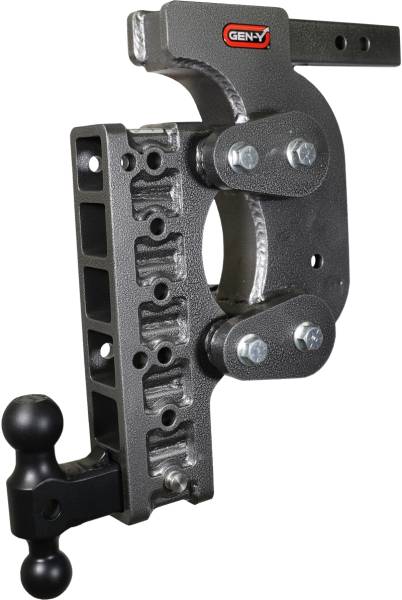 GEN-Y Hitch - GEN-Y Hitch The Boss Torsion-Flex 2in Shank 17.5in Drop 16K Hitch w/GH-051 Dual-Ball/Stabilizer Kit - GH-1416