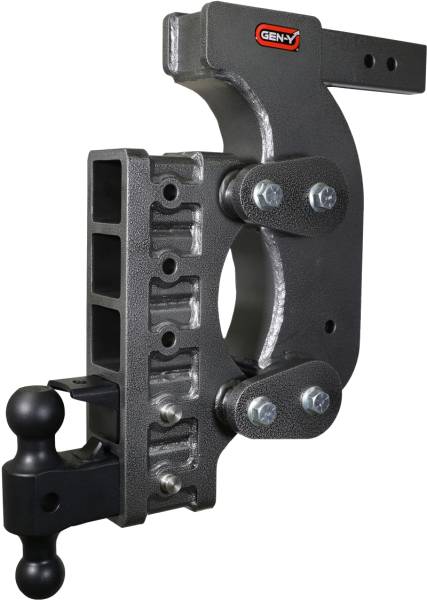 GEN-Y Hitch - GEN-Y Hitch The Boss Torsion-Flex 2.5in Receiver 18in Drop Hitch w/Dual-Ball/Pintle Lock/Stab Kit - GH-1525