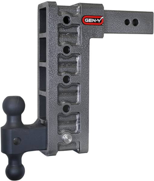 GEN-Y Hitch - GEN-Y Hitch Mega Duty 2.5in Shank 12in Drop 3500lb TW 32K Hitch w/GH-0161 Dual-Ball - GH-1615