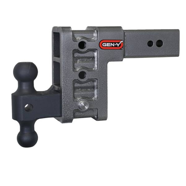 GEN-Y Hitch - GEN-Y Hitch Mega Duty 3in Shank 6in Drop 3500lb TW 32K Hitch w/GH-0161 Dual-Ball - GH-1713
