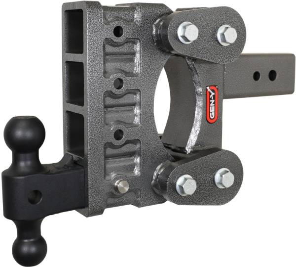 GEN-Y Hitch - GEN-Y Hitch The Boss Torsion-Flex 3in Shank 6in Drop 2400lb TW 21K Hitch w/GH-061 Dual-Ball - GH-1814