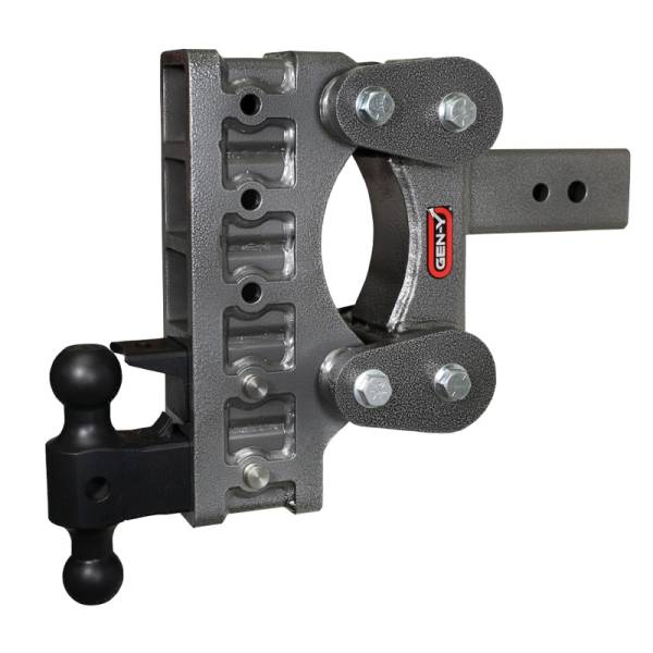GEN-Y Hitch - GEN-Y Hitch The Boss Torsion-Flex 3in Shank 9in Drop 21K Hitch w/GH-061 Dual-Ball/GH-062 Pintle Lock - GH-1825