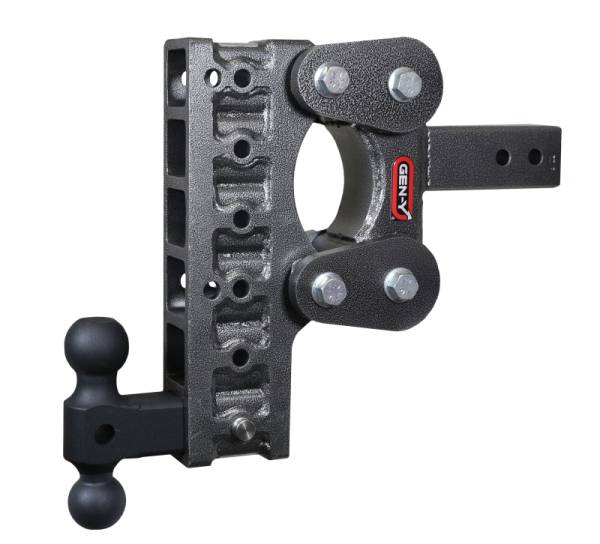 GEN-Y Hitch - GEN-Y Hitch The Boss Torsion-Flex 2.5in Shank 10in Drop 1100lb TW 10K Hitch w/GH-031 Dual-Ball - GH-2316