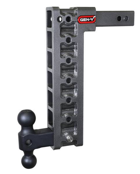 GEN-Y Hitch - GEN-Y Hitch Mega Duty 2in Shank 15in Drop 10K Hitch w/Dual-Ball (Use w/Stabilizer Kit GH-0100) - GH-317