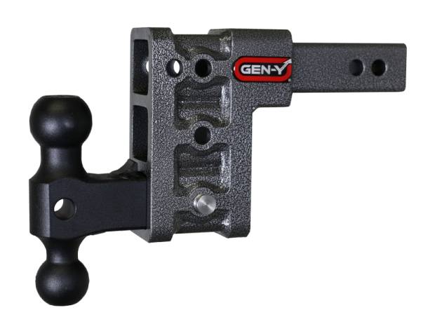 GEN-Y Hitch - GEN-Y Hitch Mega Duty 2in Shank 5in Drop 2K TW 16K Hitch w/GH-051 Dual-Ball - GH-513