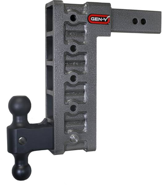 GEN-Y Hitch - GEN-Y Hitch Mega Duty 2.5in Shank 12in Drop 3K TW 21K Hitch w/GH-061 Dual-Ball - GH-615