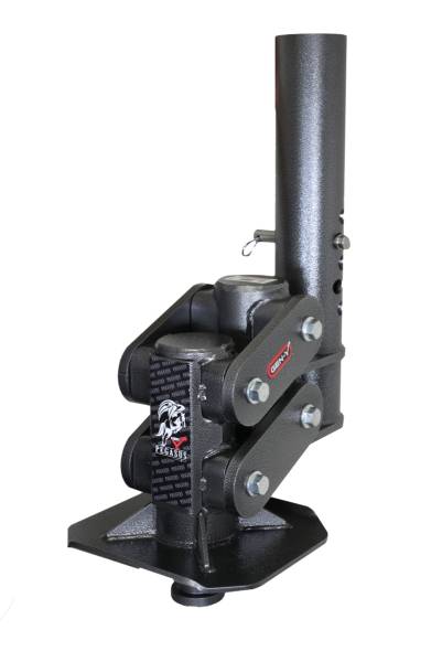 GEN-Y Hitch - GEN-Y Hitch Spartan Torsion-Flex King Pin Coupler 11in Offset 4in RD Tube 3.5K TW 25K Towing GH 097 Pin - GH-7008