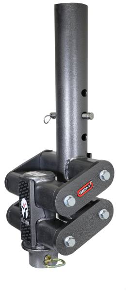 GEN-Y Hitch - GEN-Y Hitch Spartan Torsion-Flex 5in Offset 4in RD Tube Gooseneck 2-5/16in Coupler Standard Height - GH-7062