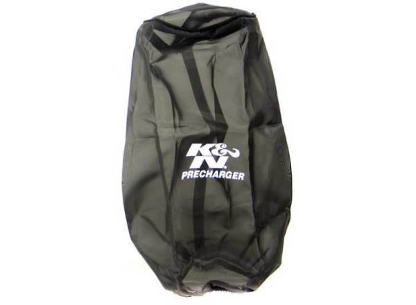 K&N Engineering - K&N Engineering Precharger Air Filter Wrap Black Universal Polyester 12in Height 6in Base Inside Diameter - 22-8034PK