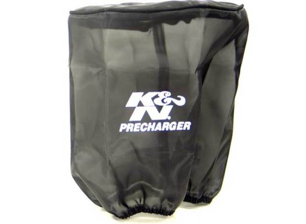 K&N Engineering - K&N Engineering Universal Precharger Round Tapered Air Filter Wrap Black 7.5in Base ID x 7in Top ID x 8in Height - 22-8050PK