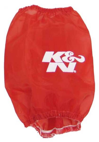 K&N Engineering - K&N Engineering Drycharger Air Filter Wrap Red 4.688in Base ID x 3.5in Top ID x 4.875in Height - RC-9350DR