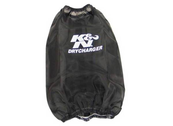 K&N Engineering - K&N Engineering Drycharger Round Tapered Air Filter Wrap 6.5in Base ID/4.5in Top ID/7in H - Black - RF-1032DK