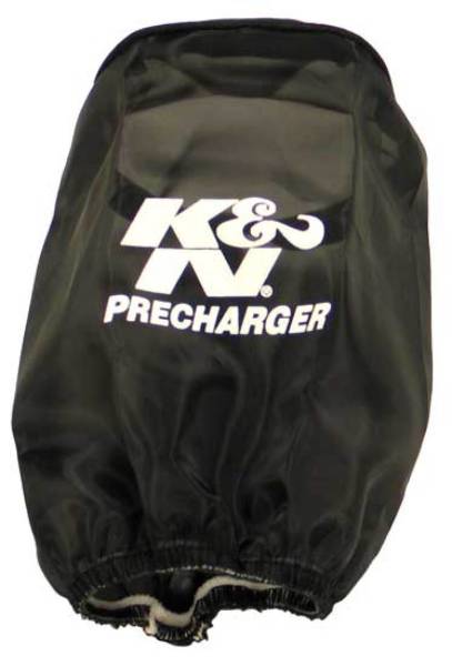 K&N Engineering - K&N Engineering Precharger Air Filter Wrap Round Straight Black 4in ID x 6in H - RU-1470PK