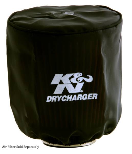 K&N Engineering - K&N Engineering Air Filter Wrap Drycharger RX-3810DK Black - RX-3810DK