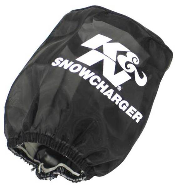 K&N Engineering - K&N Engineering Filter Wrap Drycharger Oval Tapered Black - 3.75in Base I/S Width x 3in Top I/S Width x 4in H - SN-2530PK