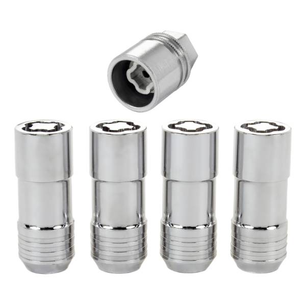 McGard - McGard Wheel Lock Nut Set - 4pk. (Cone Seat) M14X2.0 / 13/16 Hex / 2.25in. Length - Chrome - 24205